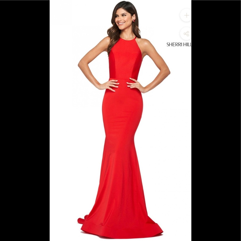 Sheri Hill red dress